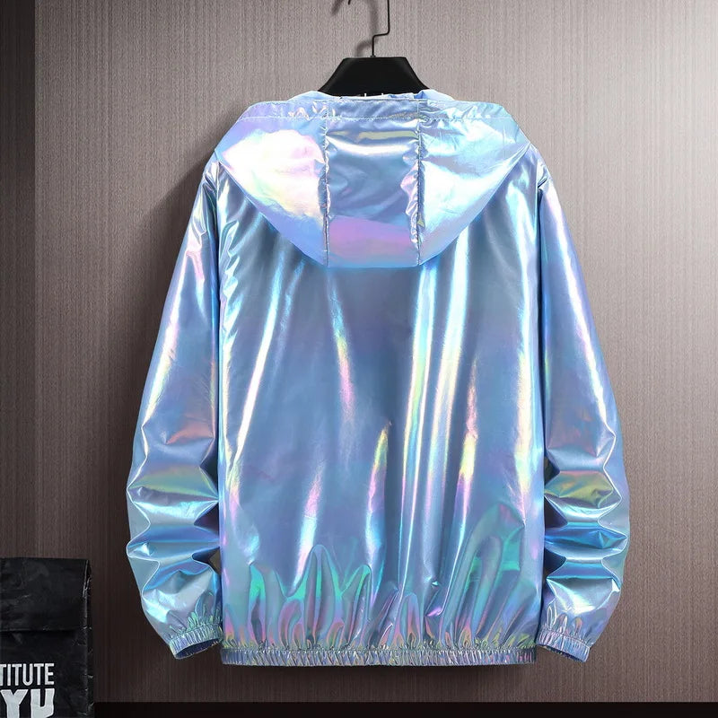 Summer Colorful Shiny Sunscreen Jacket