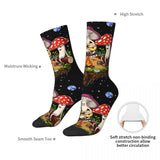 Hippie Magic Mushroom Socks