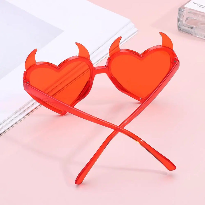 Devil Ears Heart Shape Sunglasses