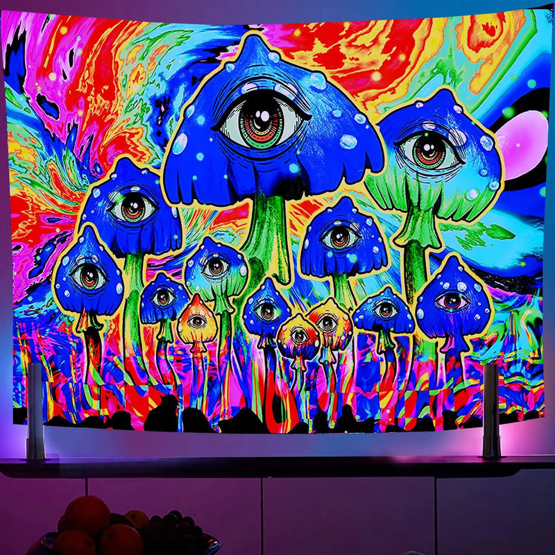 Hanging UV Reactive Tapestry