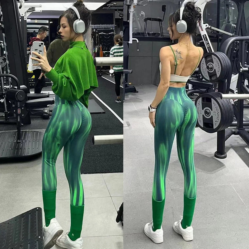 Seamless Push-Up Scrunch Sport Leggings