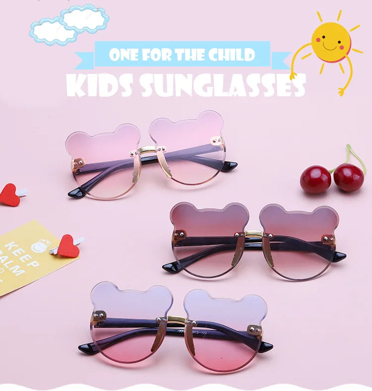 Baby Outdoor Rimless Sun Glasses