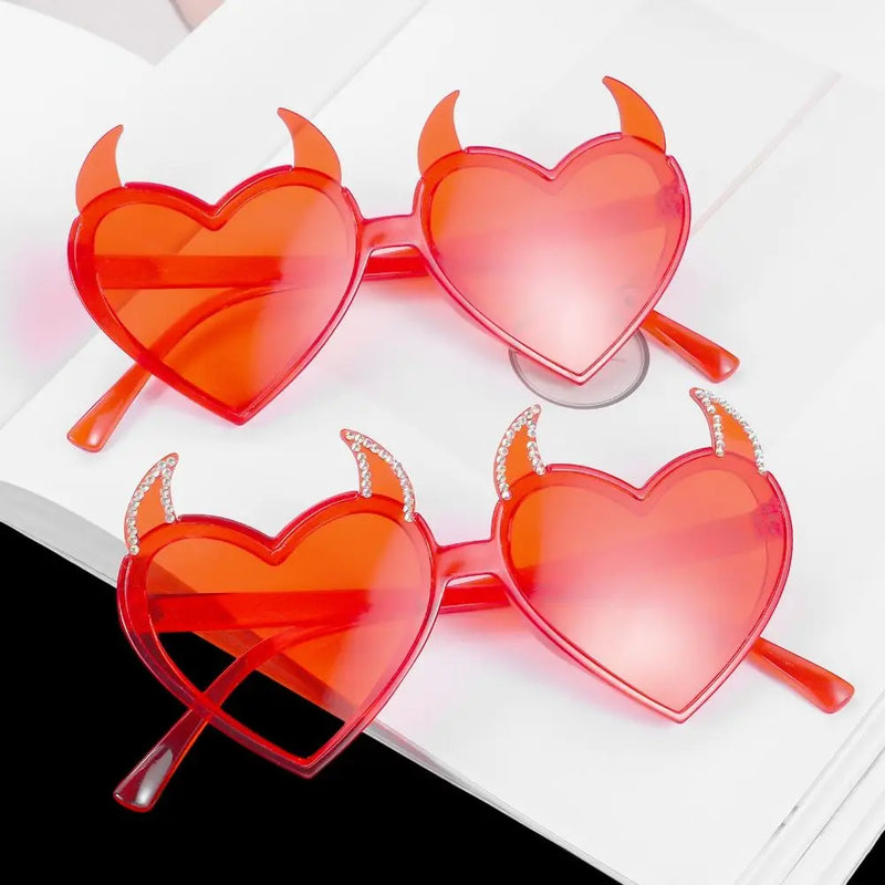 Devil Ears Heart Shape Sunglasses