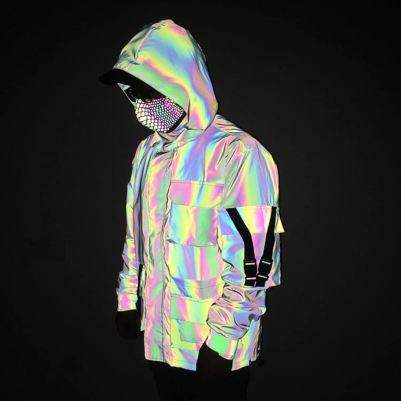 Colorful Reflective Men's Jacket