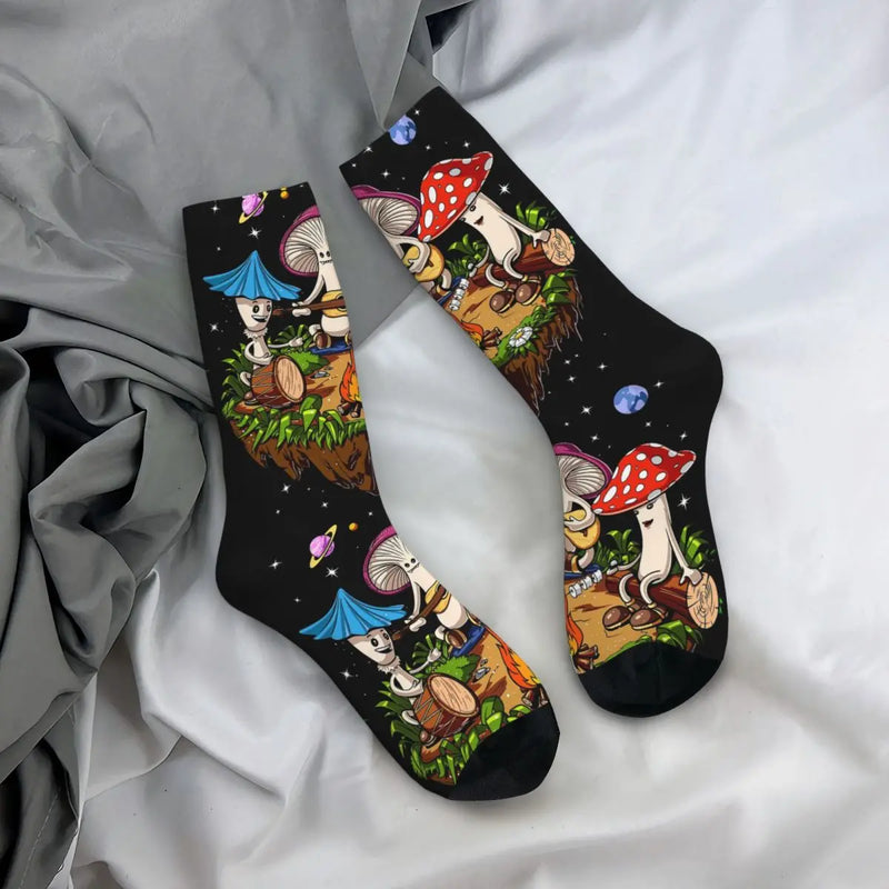 Hippie Magic Mushroom Socks