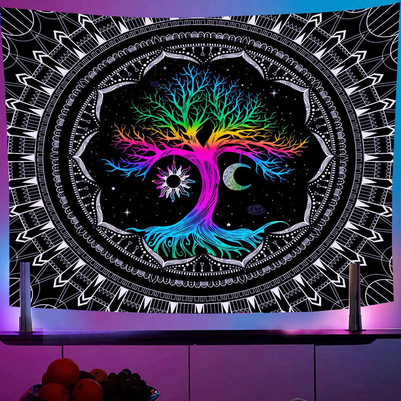 Hanging UV Reactive Tapestry