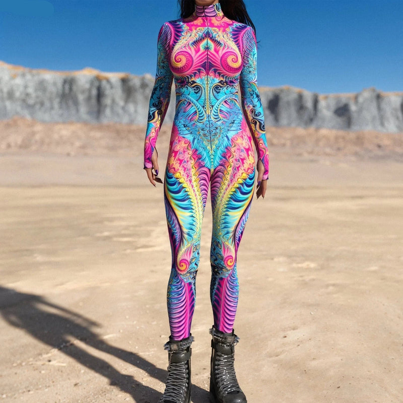 Multicolor Bodysuit For Women