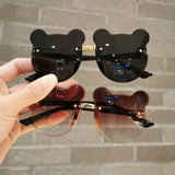 Baby Outdoor Rimless Sun Glasses