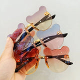 Baby Outdoor Rimless Sun Glasses