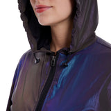 Colorful Reflective Women's Crop Hoodie