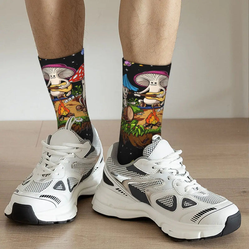 Hippie Magic Mushroom Socks