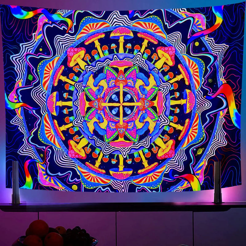 Hanging UV Reactive Tapestry