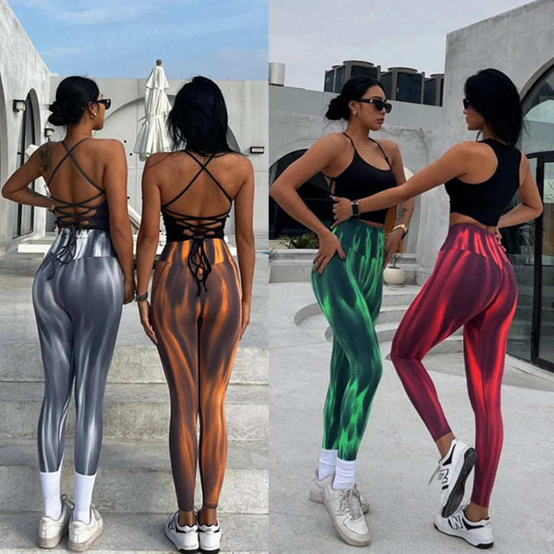 Seamless Push-Up Scrunch Sport Leggings